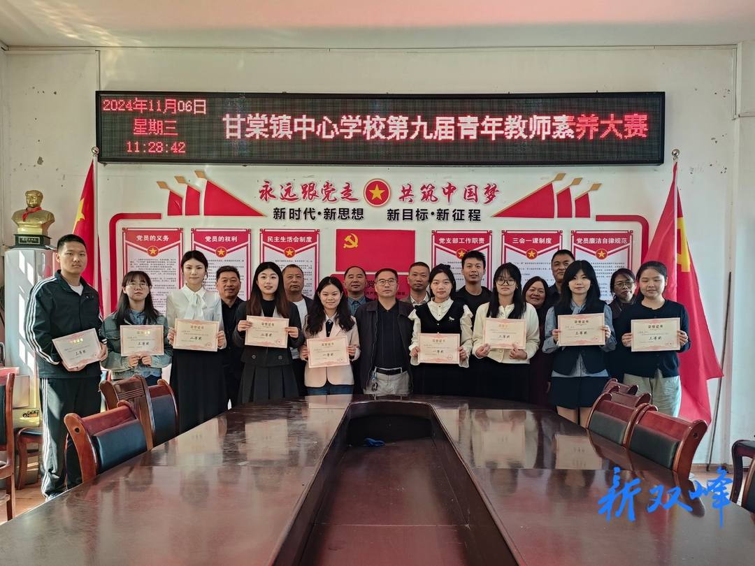 甘棠镇中心学校举办第九届青年教师素养大赛