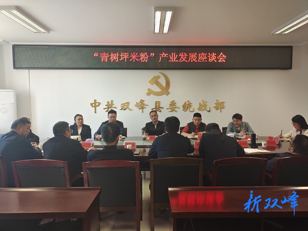 双峰县举办“青树坪米粉”产业发展座谈会