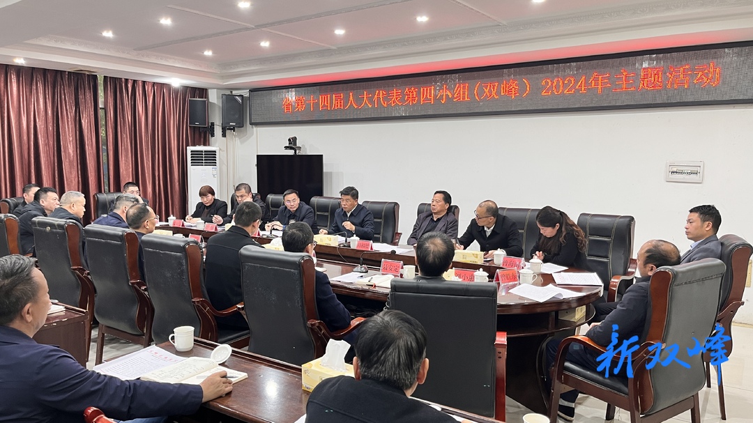 省第十四届人大代表第四小组来（双峰）开展2024年主题活动