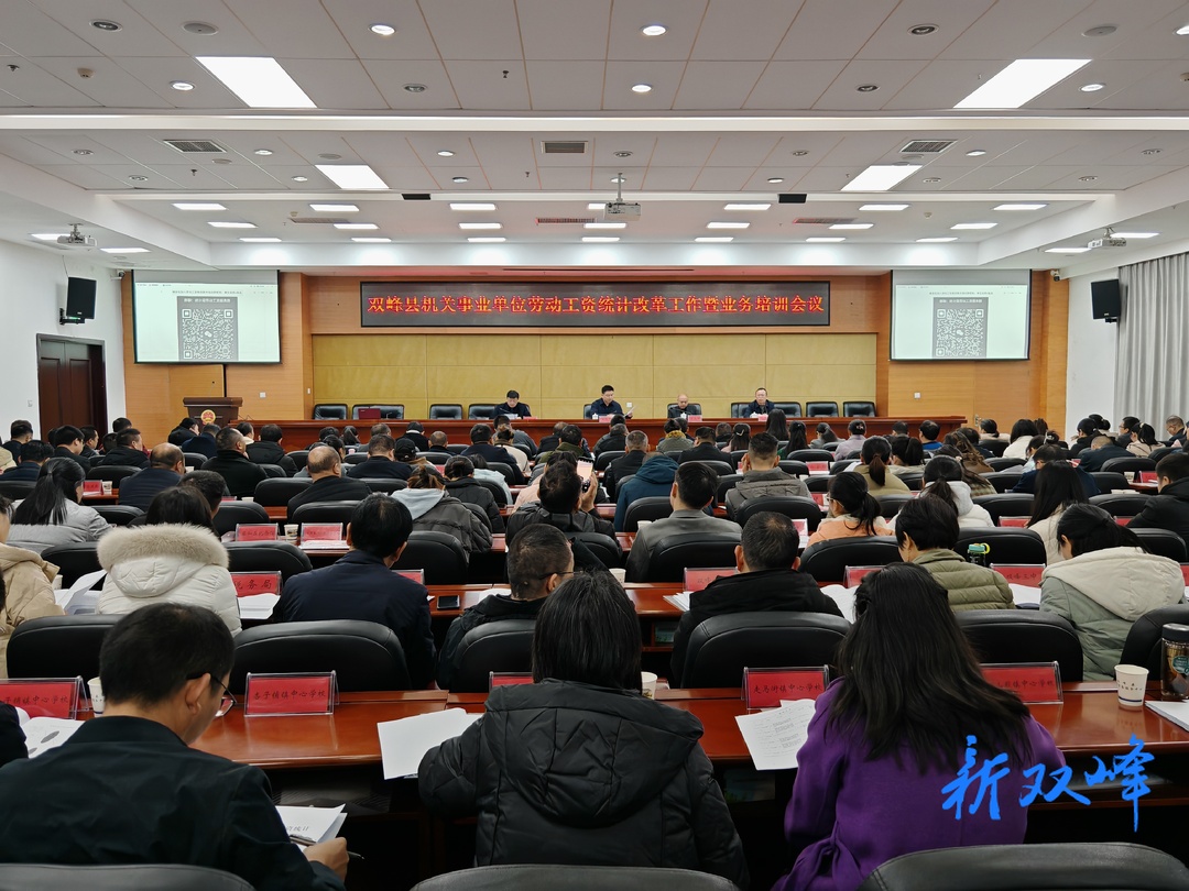 双峰县召开机关事业单位劳动工资统计改革工作暨业务培训会