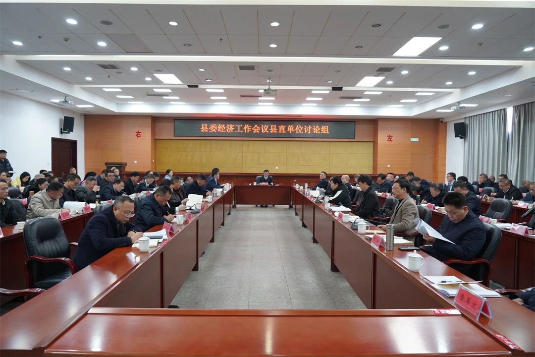 县委经济工作会议开展县直单位分组讨论