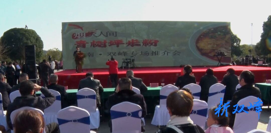 “迎新春、促消费、助三农”2025年娄底优质农产品展示展销年货节青树坪米粉专题推介会举行