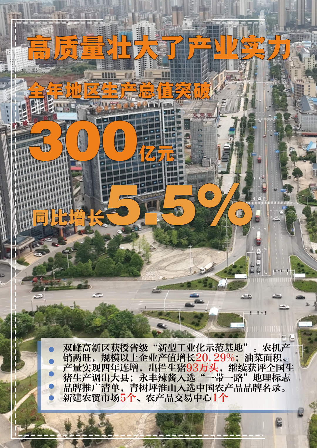 海报 | “数”说2024年双峰政府工作