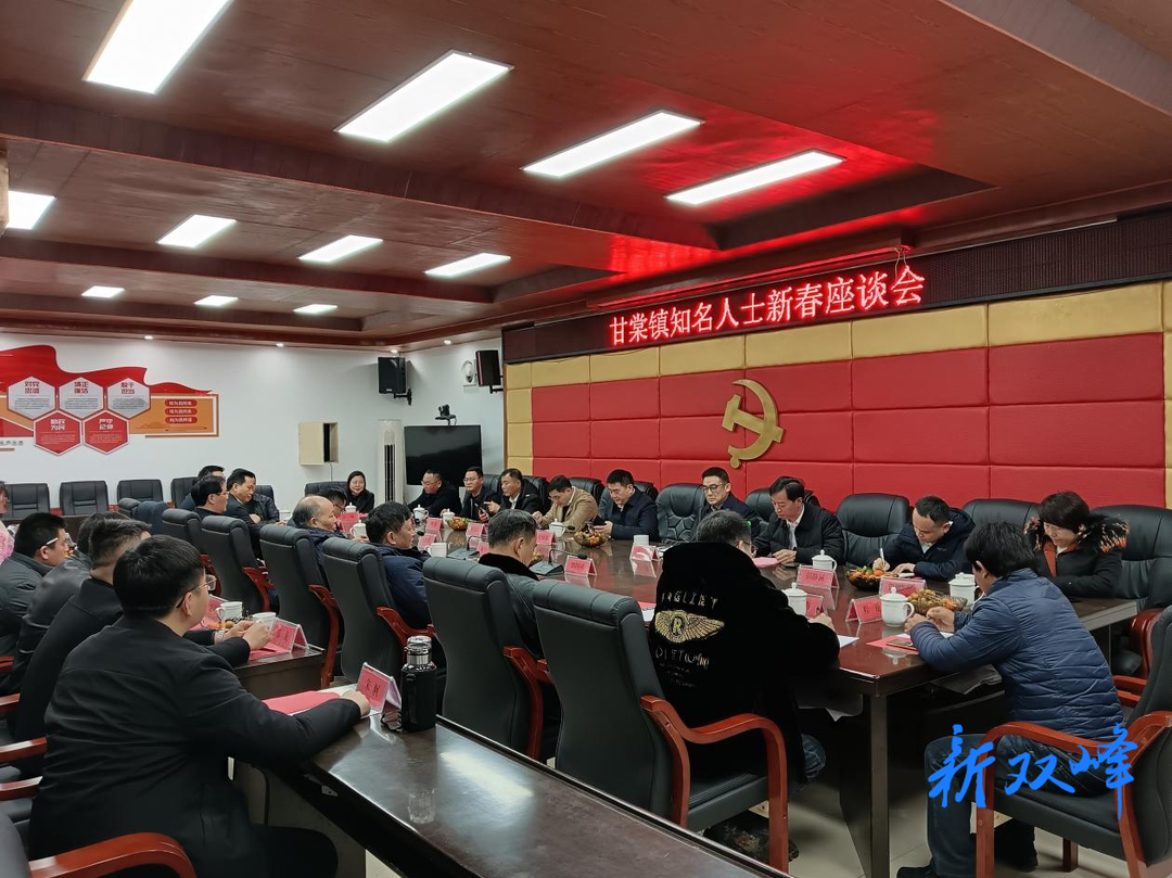 甘棠镇举办知名人士新春座谈会 共话发展新篇