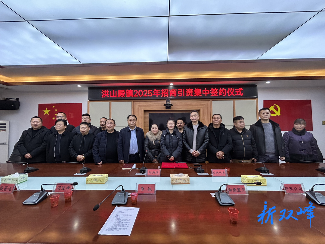 洪山殿镇：招商引资扬帆起，筑巢引凤谱新篇