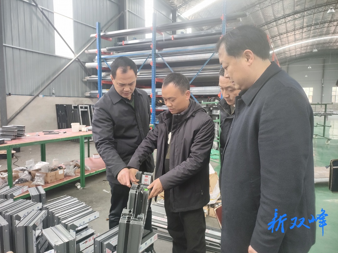 县领导到洪山殿镇调度重点项目建设和企业节后复工复产情况