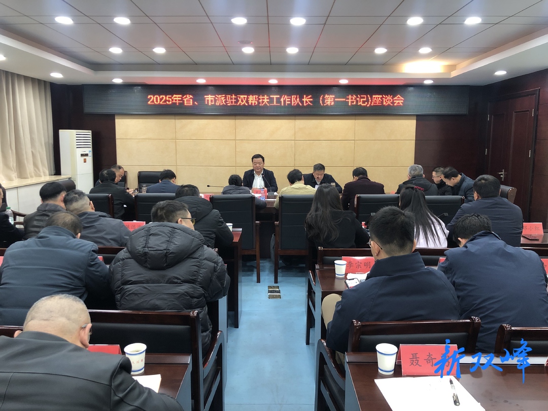 双峰县召开省、市驻双帮扶工作队长（第一书记）座谈会 共商乡村振兴新发展