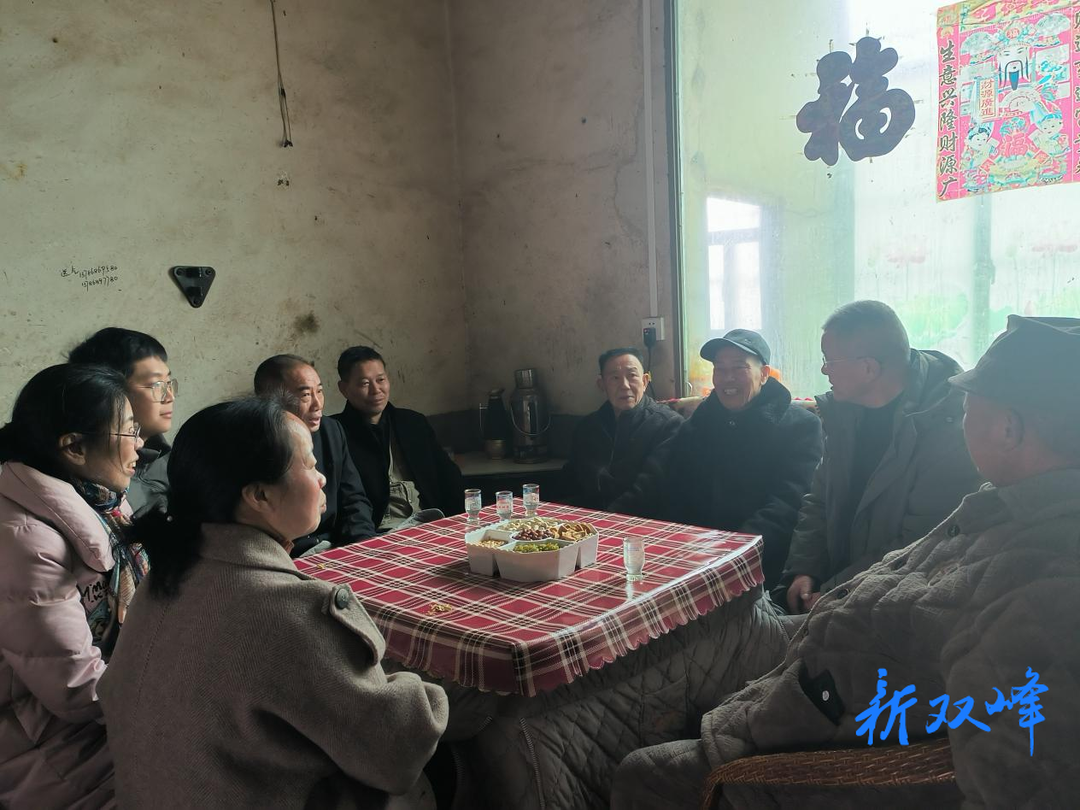 ​杏子铺镇合心村：慰问出院退休老党员