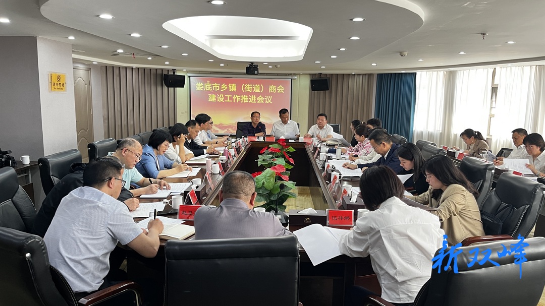 娄底市乡镇（街道）商会建设工作推进会在双峰召开