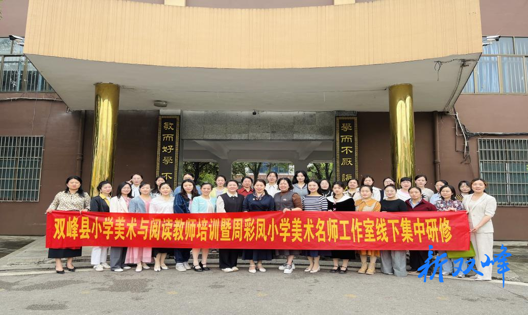 双峰县举办小学美术与阅读融合教师研修活动