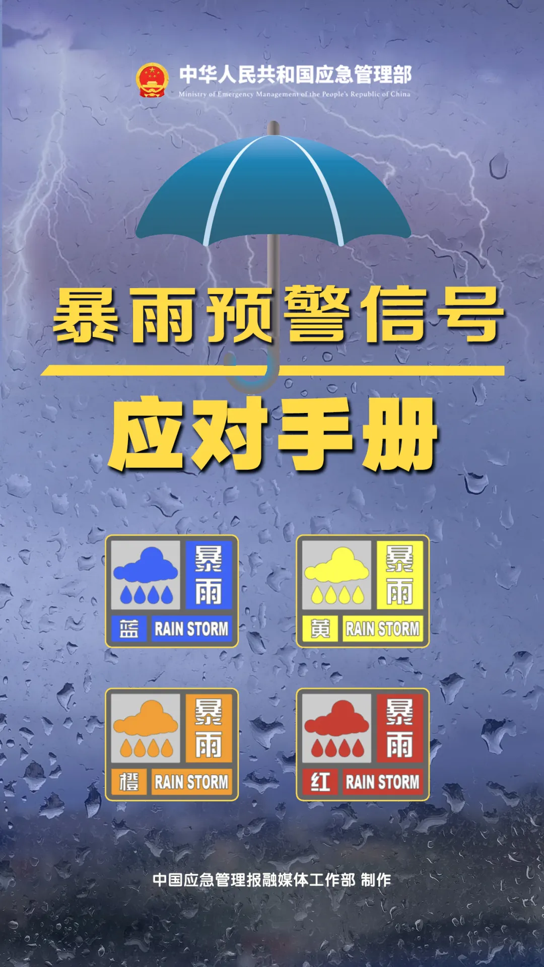 暴雨来袭 ，请收好这份“应对手册”
