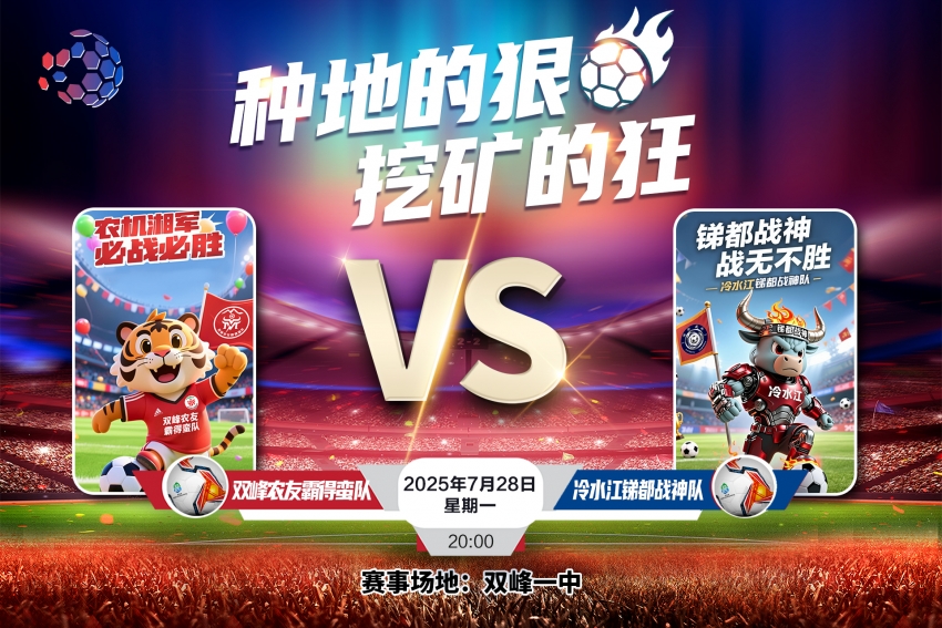 【娄超】县市对决擂鼓：农友霸得蛮队 VS 锑都战神队