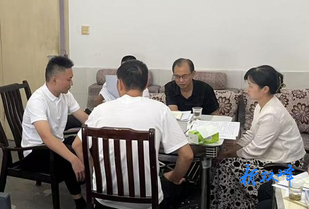 双峰县退役军人事务局到永丰街道调研退役军人工作