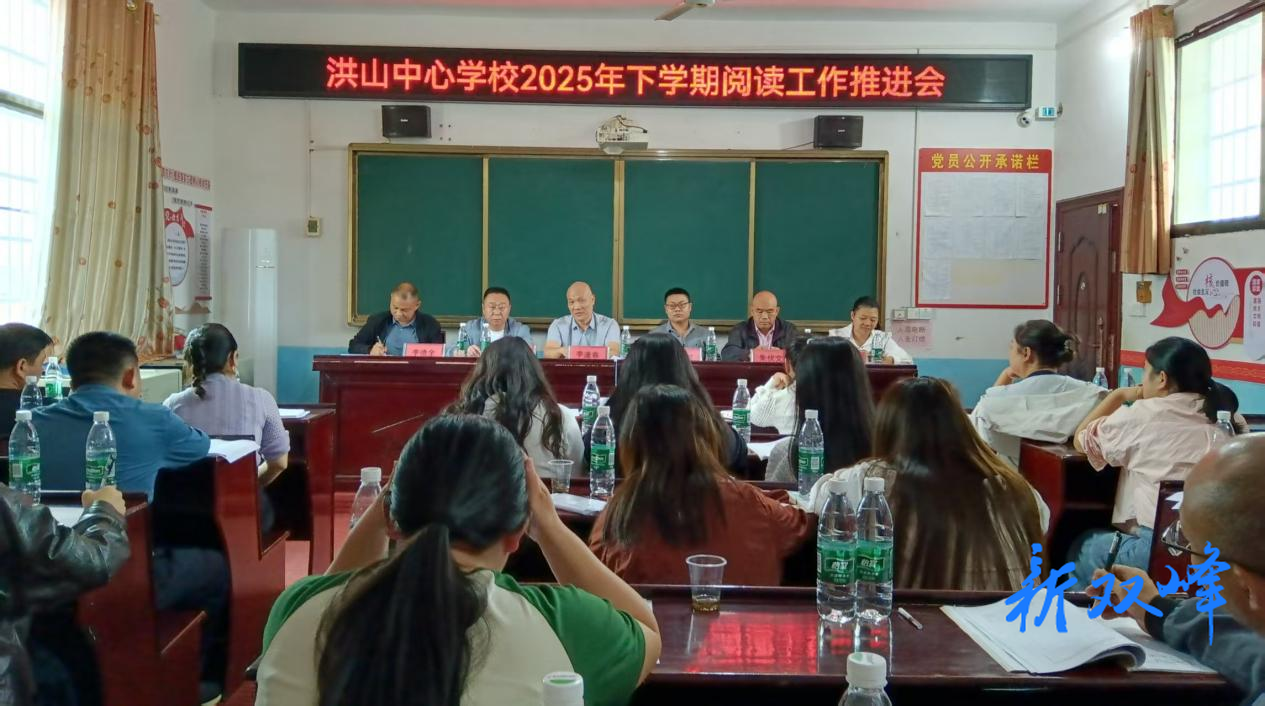 洪山殿镇中心学校开展中小学阅读工作推进活动