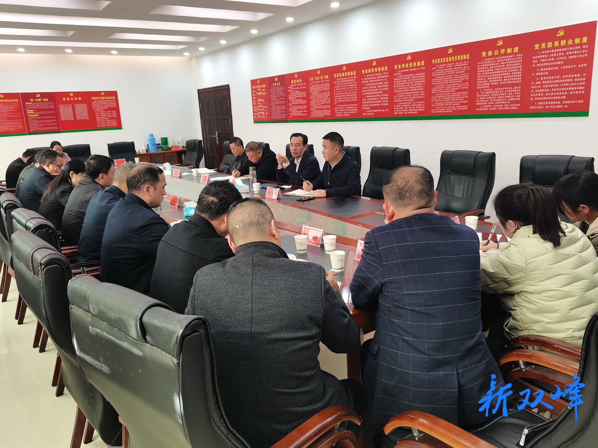 双峰县委第九轮巡察中后期调研座谈会召开