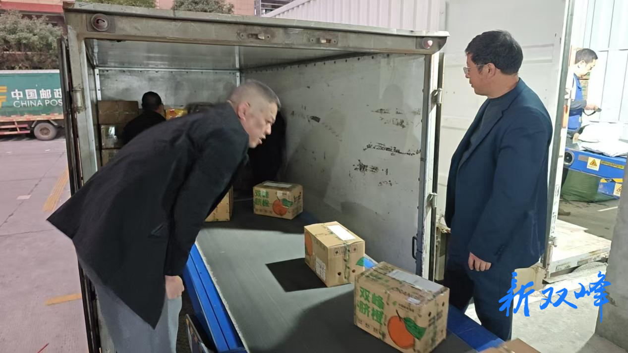 双峰邮政打通物流链路，让梓门桥镇脐橙“鲜”达全国