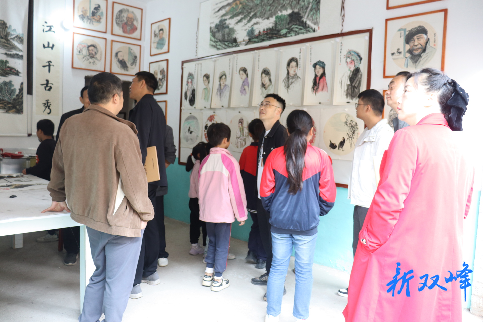 走马街镇开展书画文化艺术交流活动