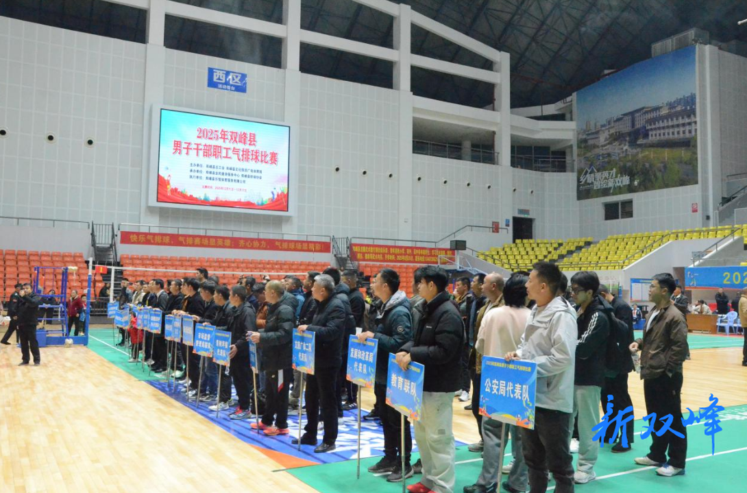 2025年双峰县男子干部职工气排球比赛圆满闭幕