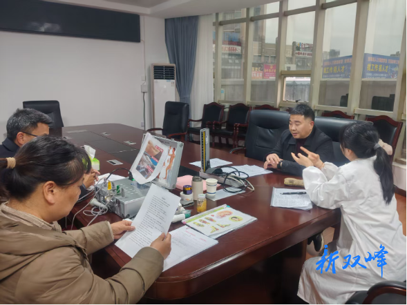 双峰县自然资源局开展中医健康义诊与调理服务活动