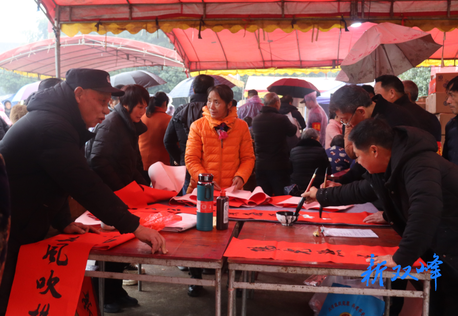 新春走基层丨走马街镇梅峰村：墨香迎新春 平安进万家 爱心暖乡村