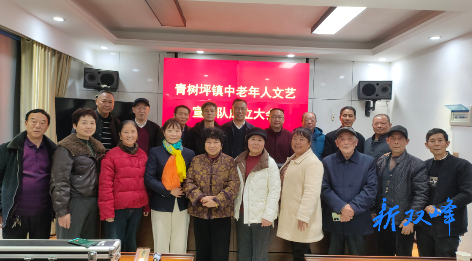 青树坪镇中老年人文艺宣传队正式成立