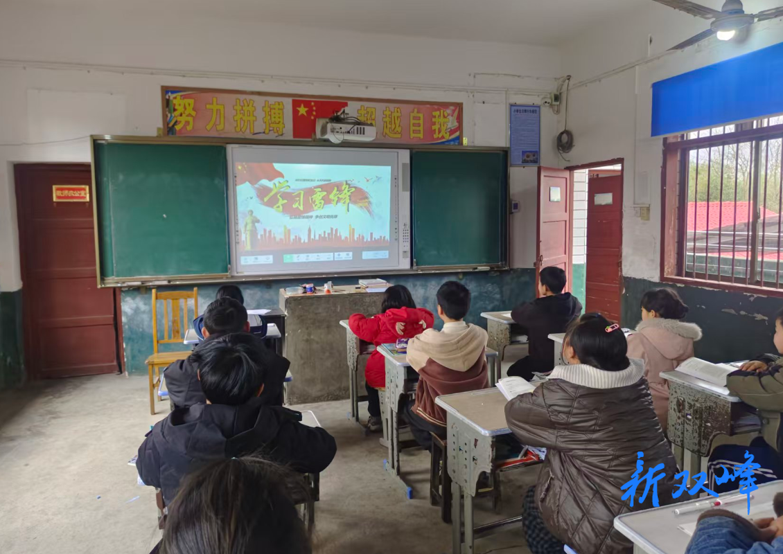 锁石镇大街小学开展学雷锋主题教育活动