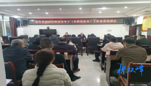 石牛乡召开基层安全与防灾减灾业务培训会