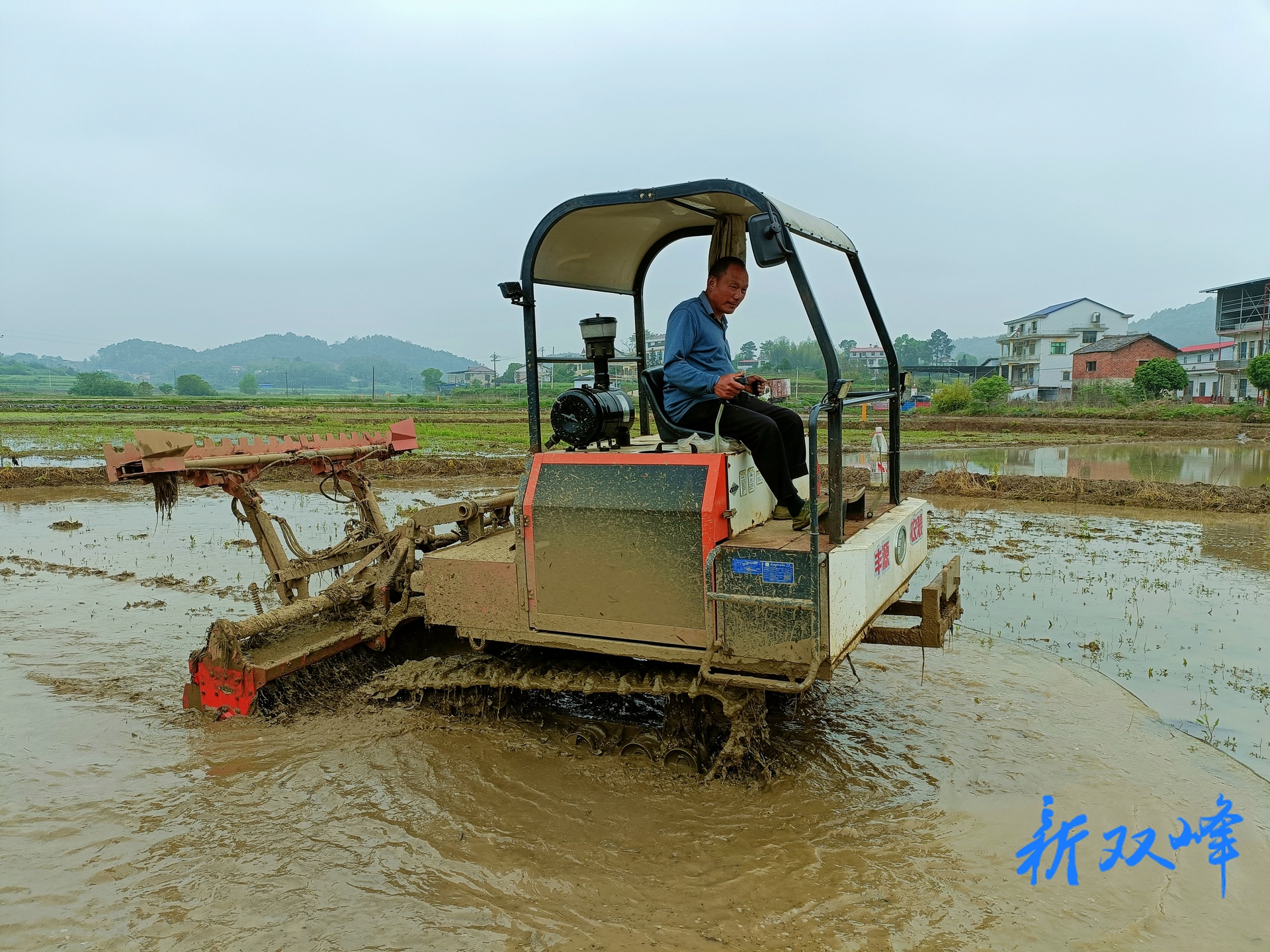 杏子铺镇：干部走田野 春耕送服务