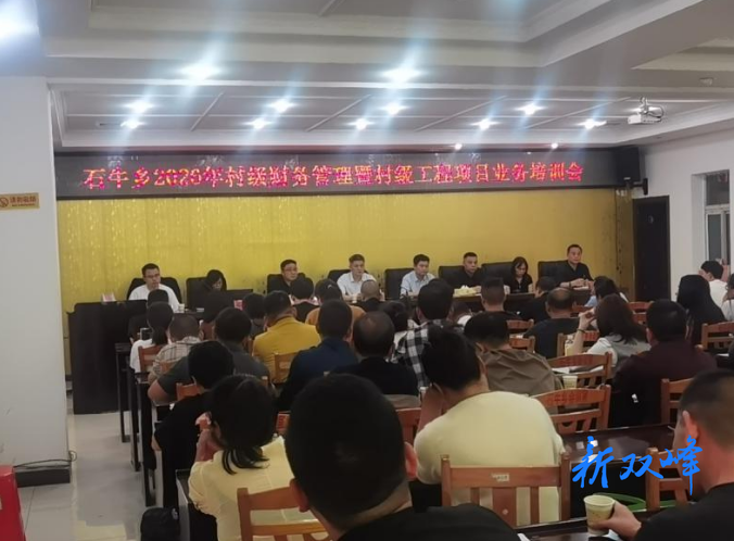 石牛乡举办村级财务管理与工程项目业务专题培训会