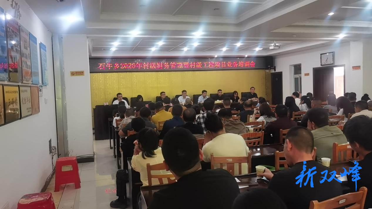 石牛乡举办村级财务管理与工程项目业务专题培训会