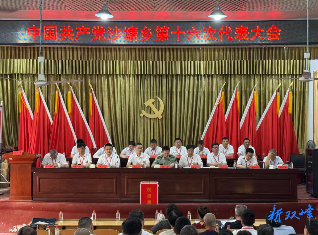 中国共产党沙塘乡第十六次代表大会胜利召开