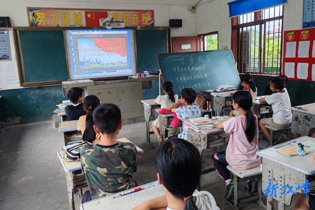 锁石镇大街小学开展禁毒教育活动