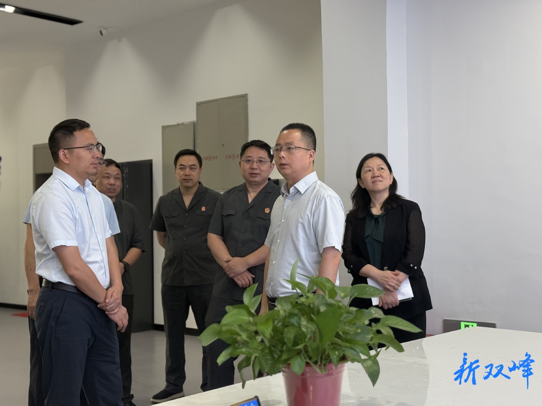 娄底市中级人民法院党组书记、代理院长龙亮到双峰法院调研指导工作