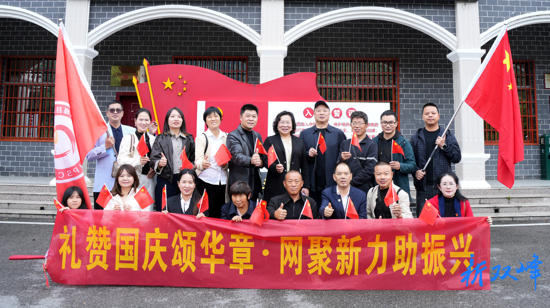 礼赞国庆颂华章 网聚新力助振兴  ——双峰县新阶联网络专委会开展国庆主题实践系列活动