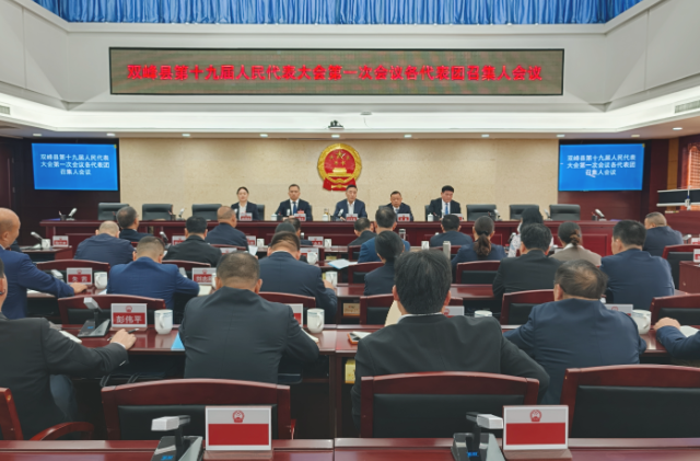 聚焦两会丨县第十九届人民代表大会第一次会议 举行各代表团召集人会议