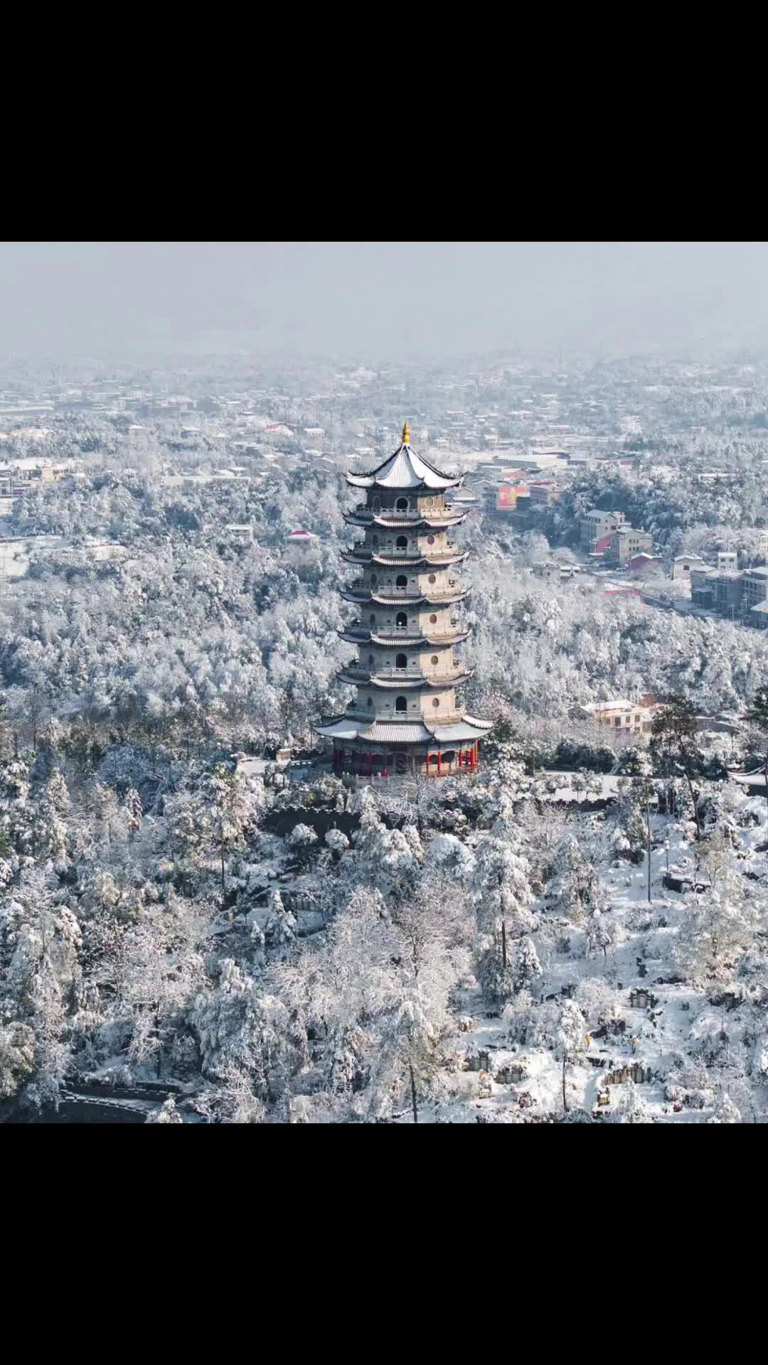 人人都说双峰好——“峰”景独好 ⑥ 双峰文塔（朱皓提供照片素材）