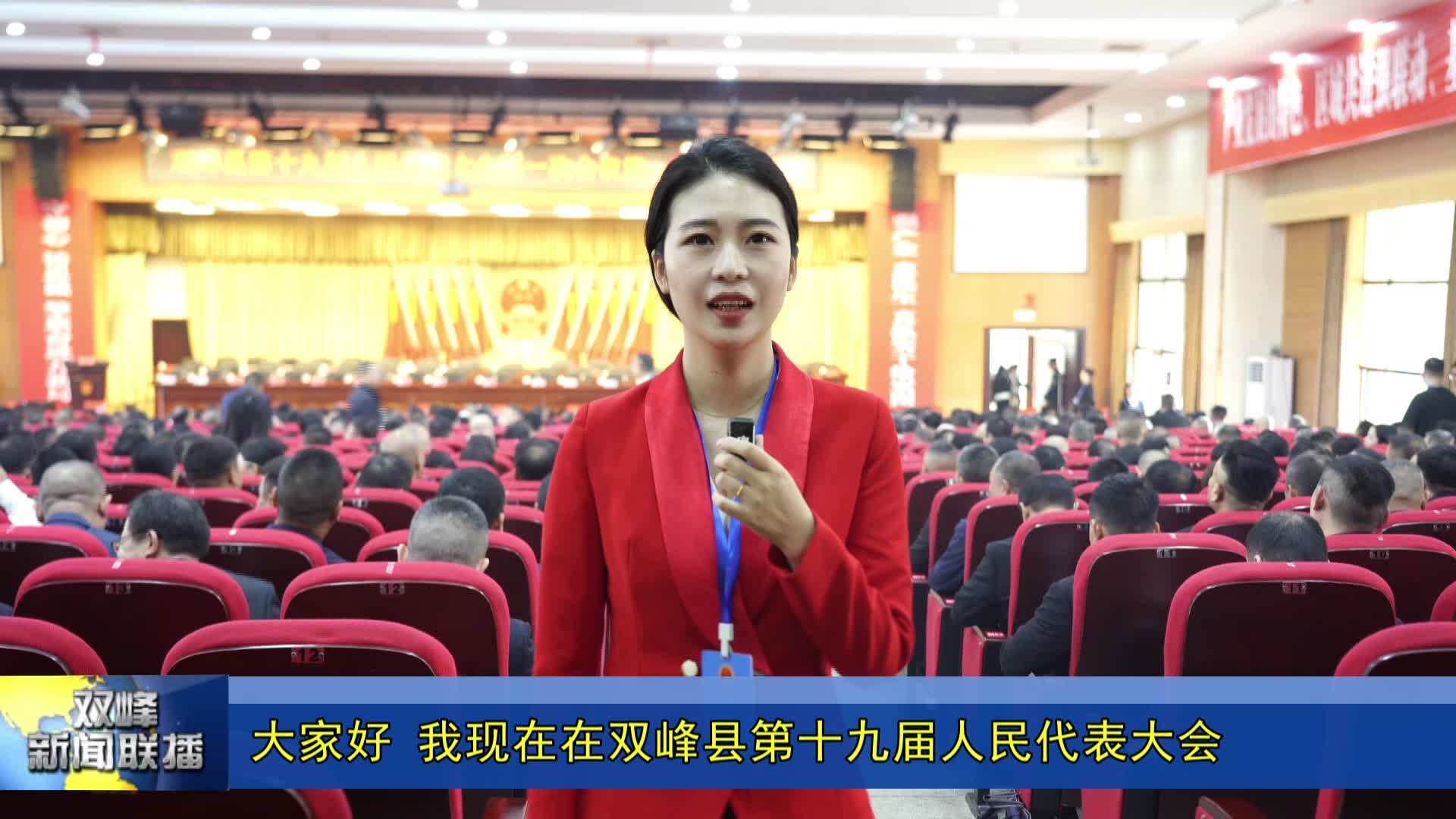 聚焦两会丨双峰县第十九届人民代表大会第一次会议开幕